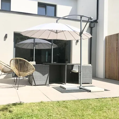 Jolie Maison Recente Ultra Cosy Bord De Mer Belz Exterior photo